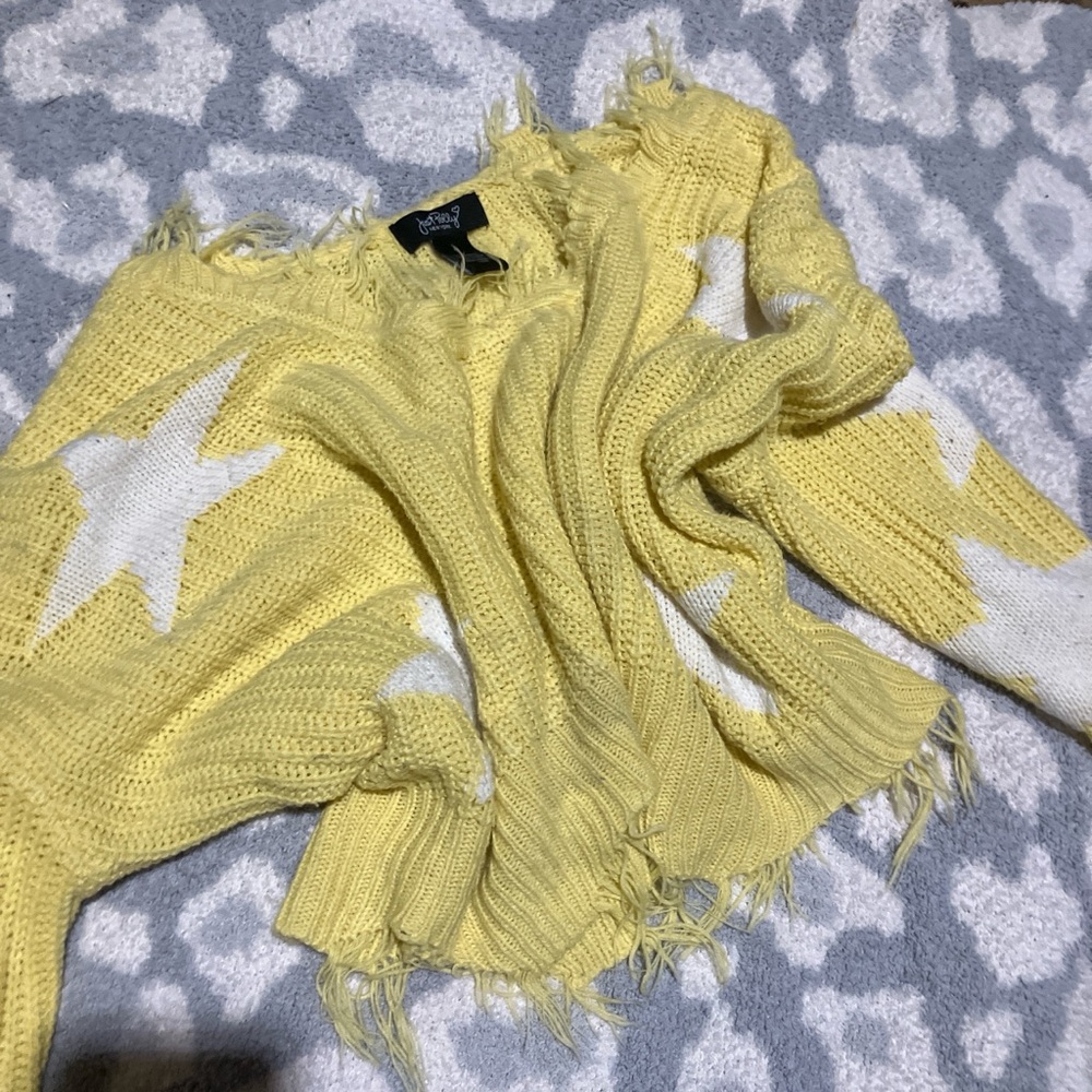 Yellow Star Sweater